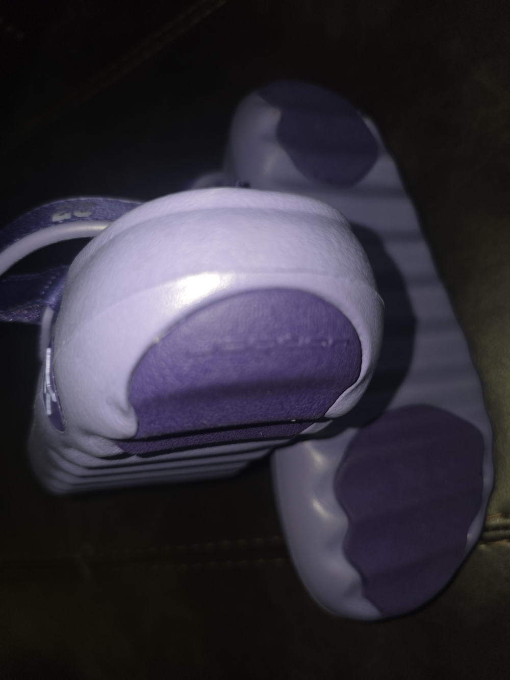 Nike Air Jordan Hydrip Clog Sandals 2Y Kids Lavender and Purple Slide Sandals